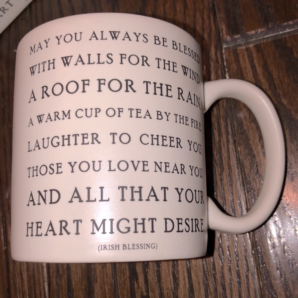 Quotable mugs new in box Irish blessing quote